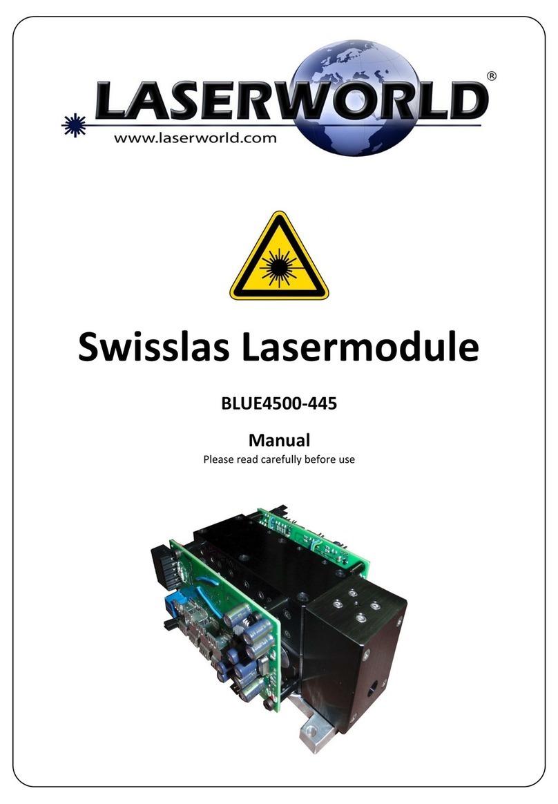 Laserworld Swisslas BLUE4500-445 User manual