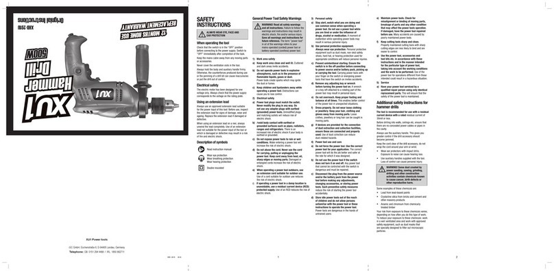 XU1 XHD-201U Original instructions