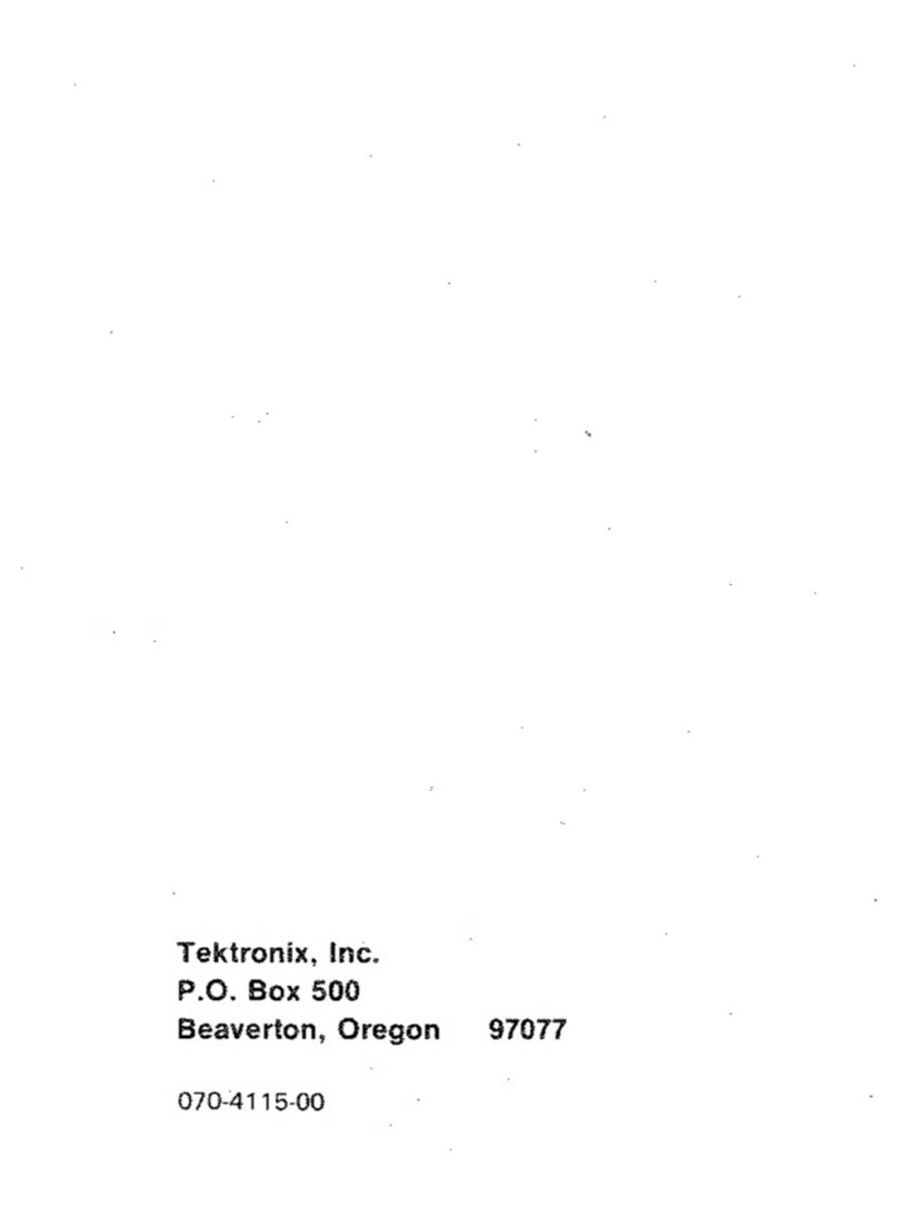 Tektronix 2335 User manual