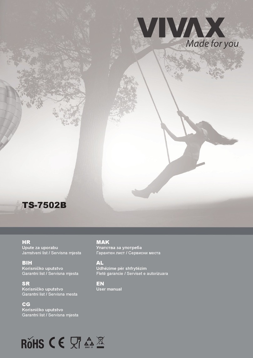 Vivax TS-7502B user manual