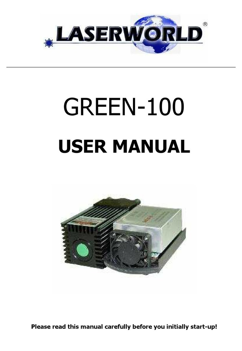 Laserworld GREEN-100 User manual Laserworld GREEN-100 User manual