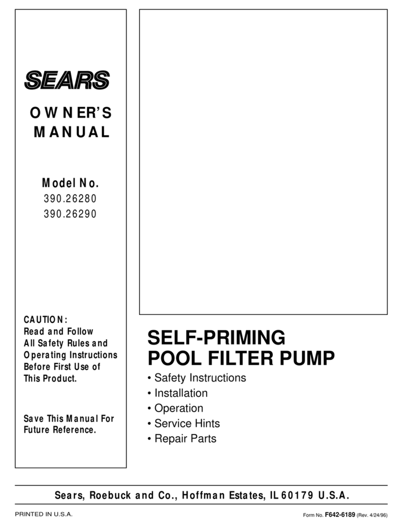 Sears 390.26280 owner's manual