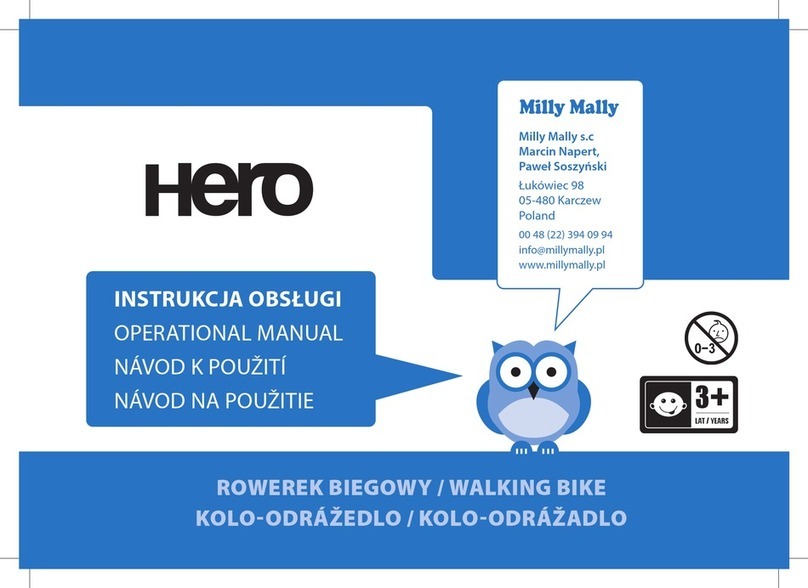 Milly Mally hero Operational manual