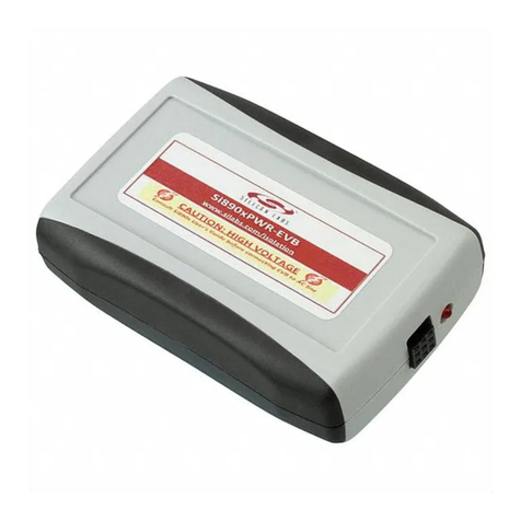 Silicon Laboratories Si890x-PWR-EVB user guide Silicon Laboratories Si890x-PWR-EVB user guide