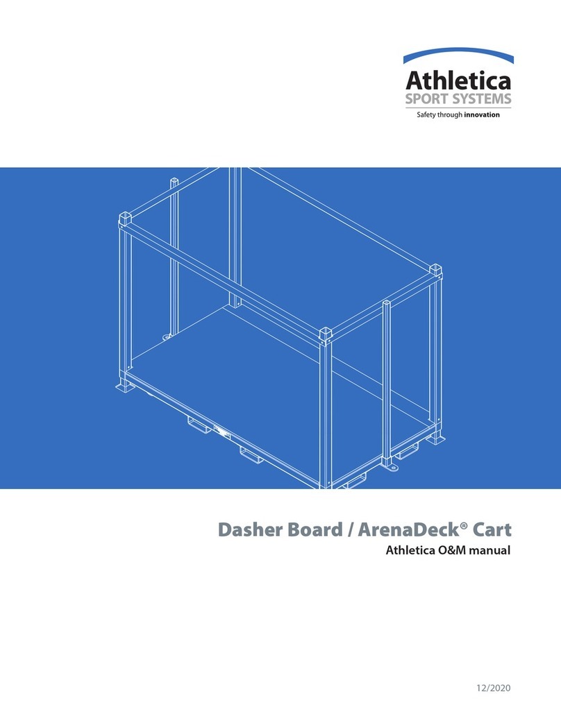 Athletica Sport Systems Dasher Board O & M Manual