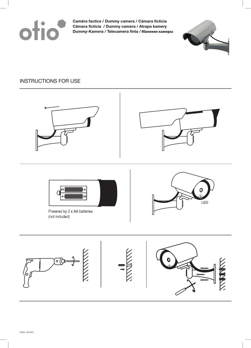 Otio Dummy camera Instructions for use