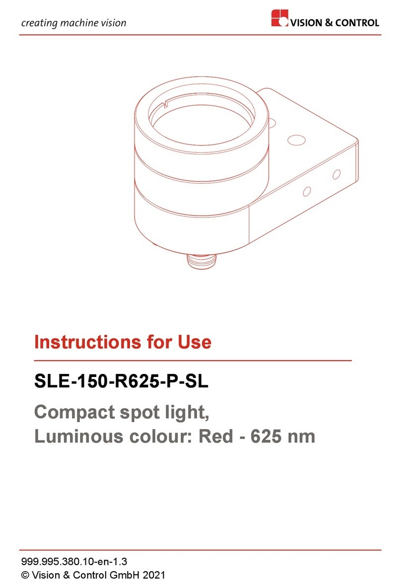 Vision & Control SLE-150-R625-P-SL User manual