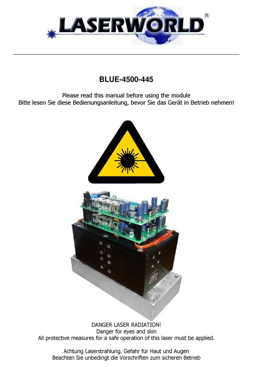 Laserworld BLUE-4500-445 manual