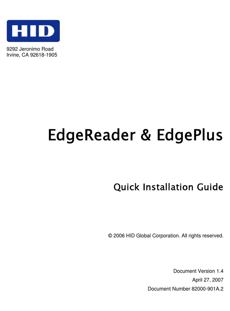 HID EdgeReader User manual