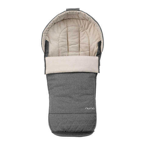 Nuna winter footmuff User manual Nuna winter footmuff User manual