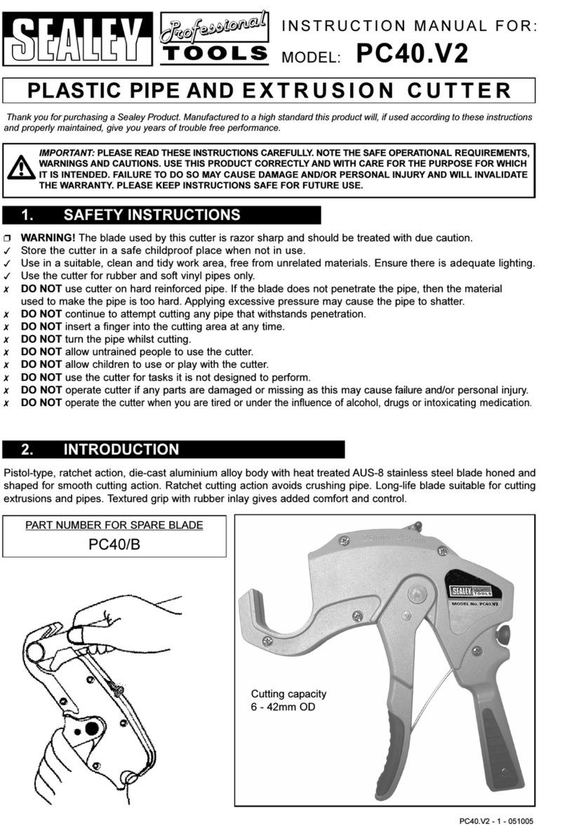Sealey PC40.V2 instruction manual