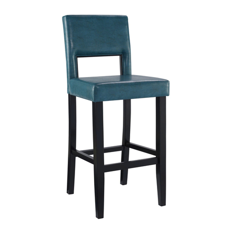 Linon AGEAN BLUE 14054BLU01U User manual