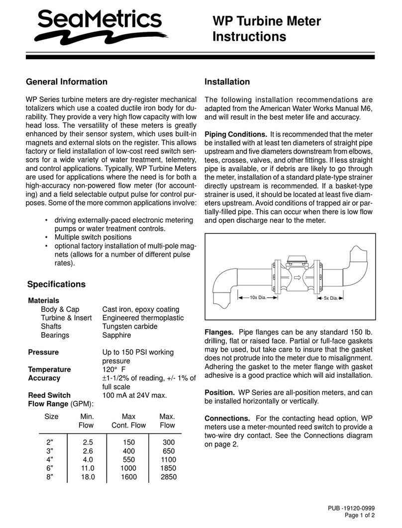 Seametrics WP Series instructions