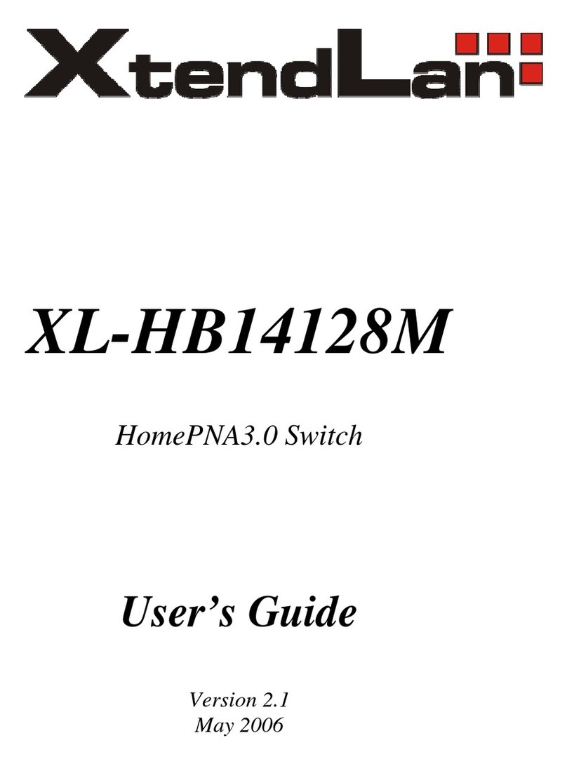 XtendLan HomePNA3.0 User manual