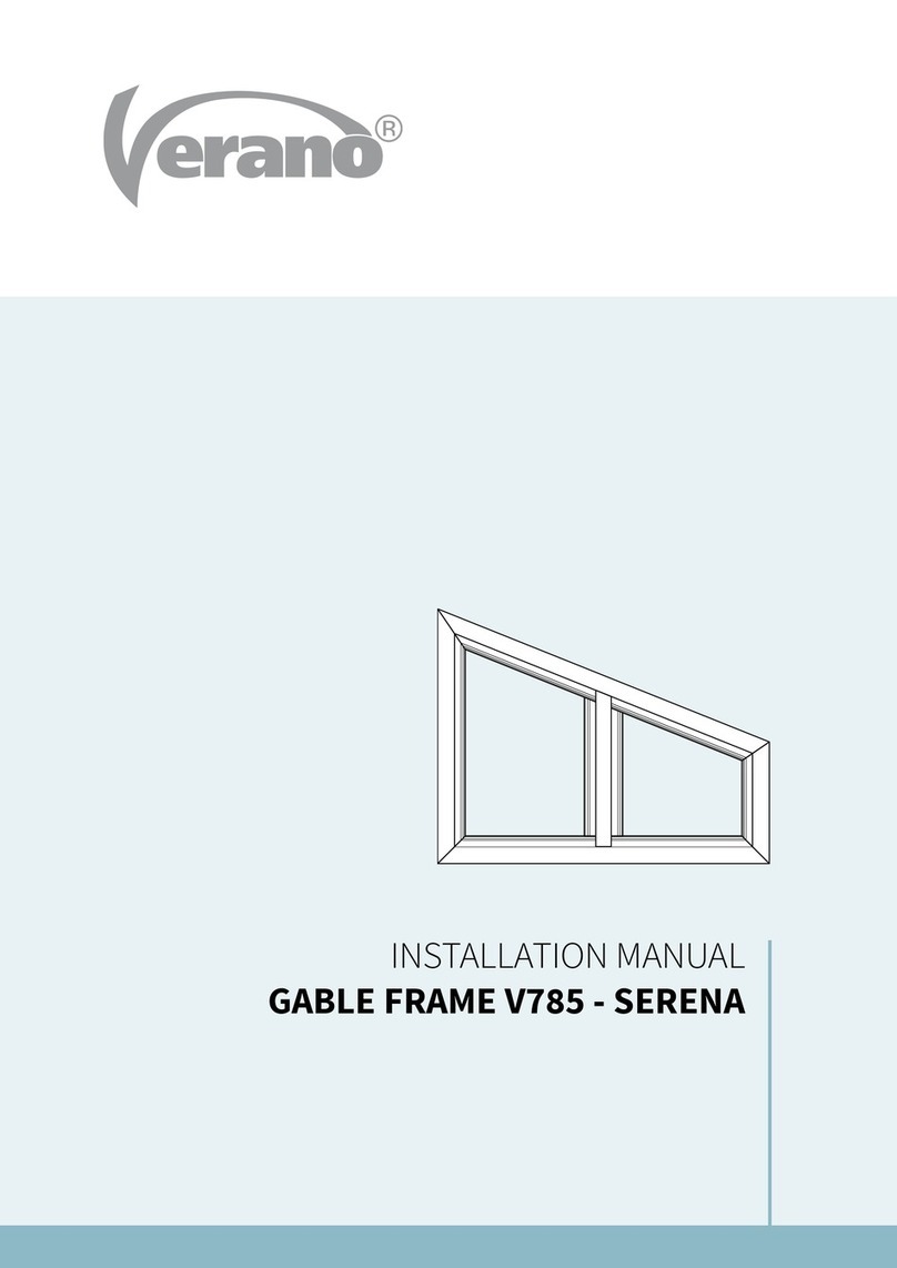 Verano V785 SERENA installation manual