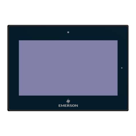 Emerson RXi Web Panel quick start guide