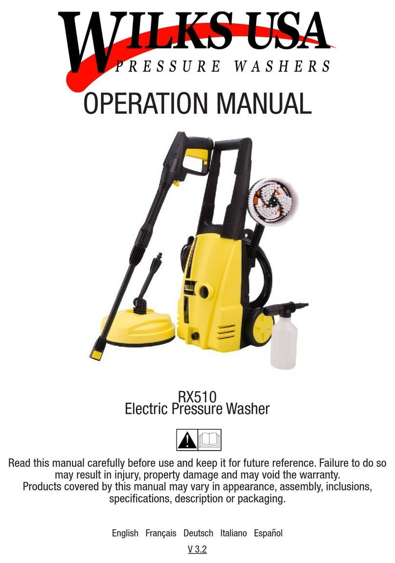 Wilks USA RX510 Operation manual