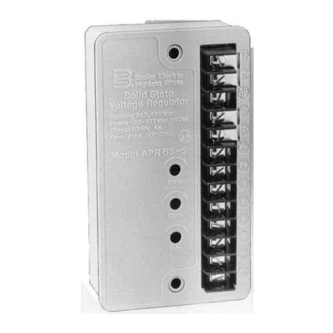 Basler APR 63-5 User manual