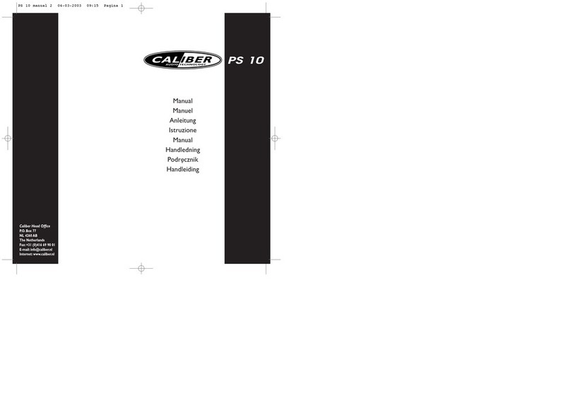 Caliber PS 10 manual