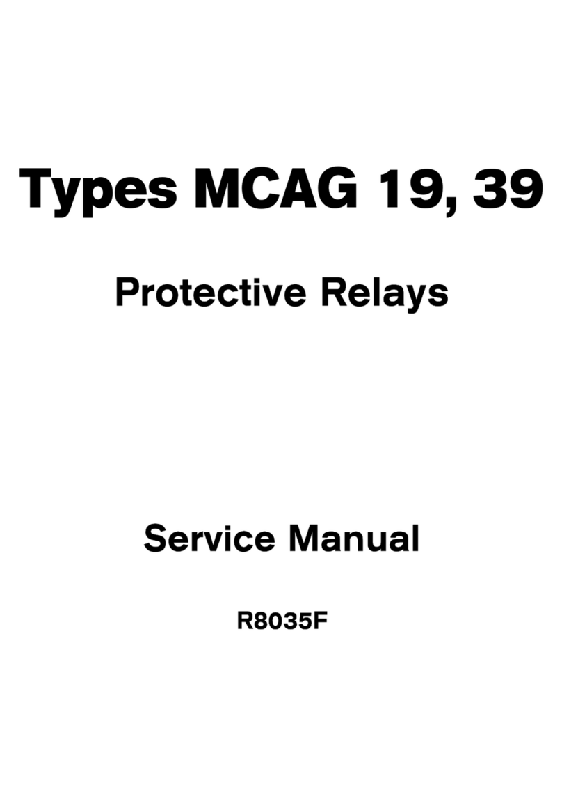 Areva MCAG 19 Service manual
