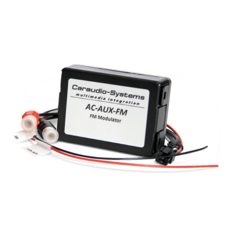 Caraudio-Systems AC-AUX-FM User manual Caraudio-Systems AC-AUX-FM User manual