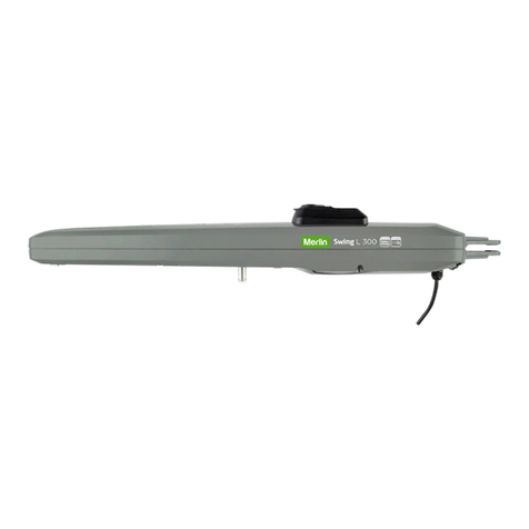 Merlin Swing L300 Installation and operating instructions