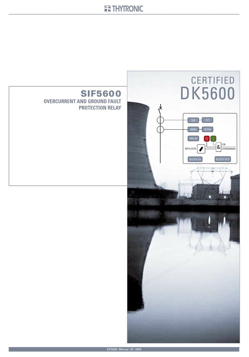 Thytronic SIF5600 User manual Thytronic SIF5600 User manual