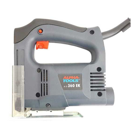 Alpha tools A-S 360 EK operating instructions