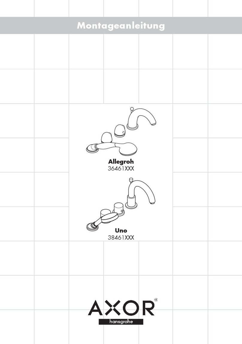Hans Grohe AXOR Allegroh 36461 Series User manual