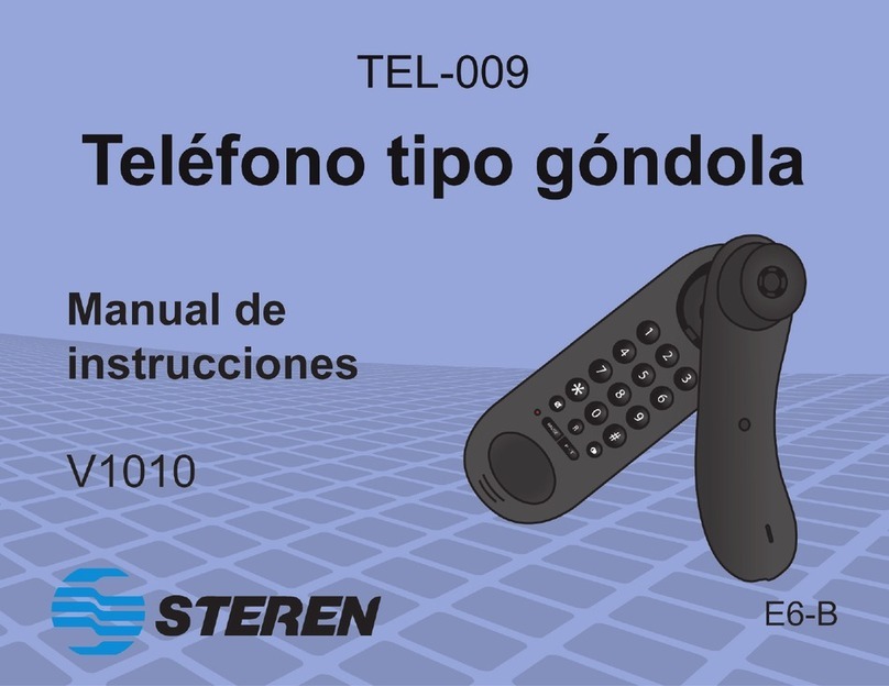Steren TEL-009 instruction manual