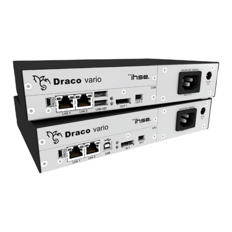 Ihse Draco vario DisplayPort 1.1 483 Series User manual