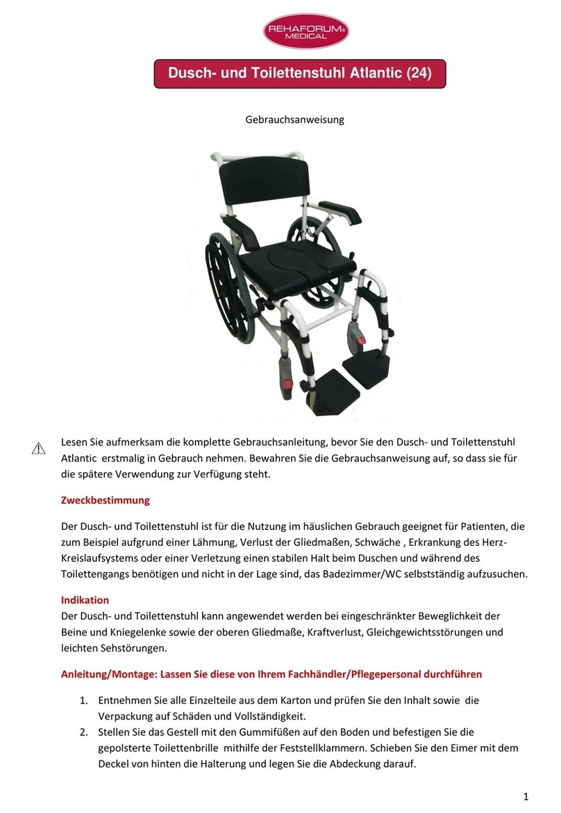 Rehaforum MEDICAL Atlantic User instructions