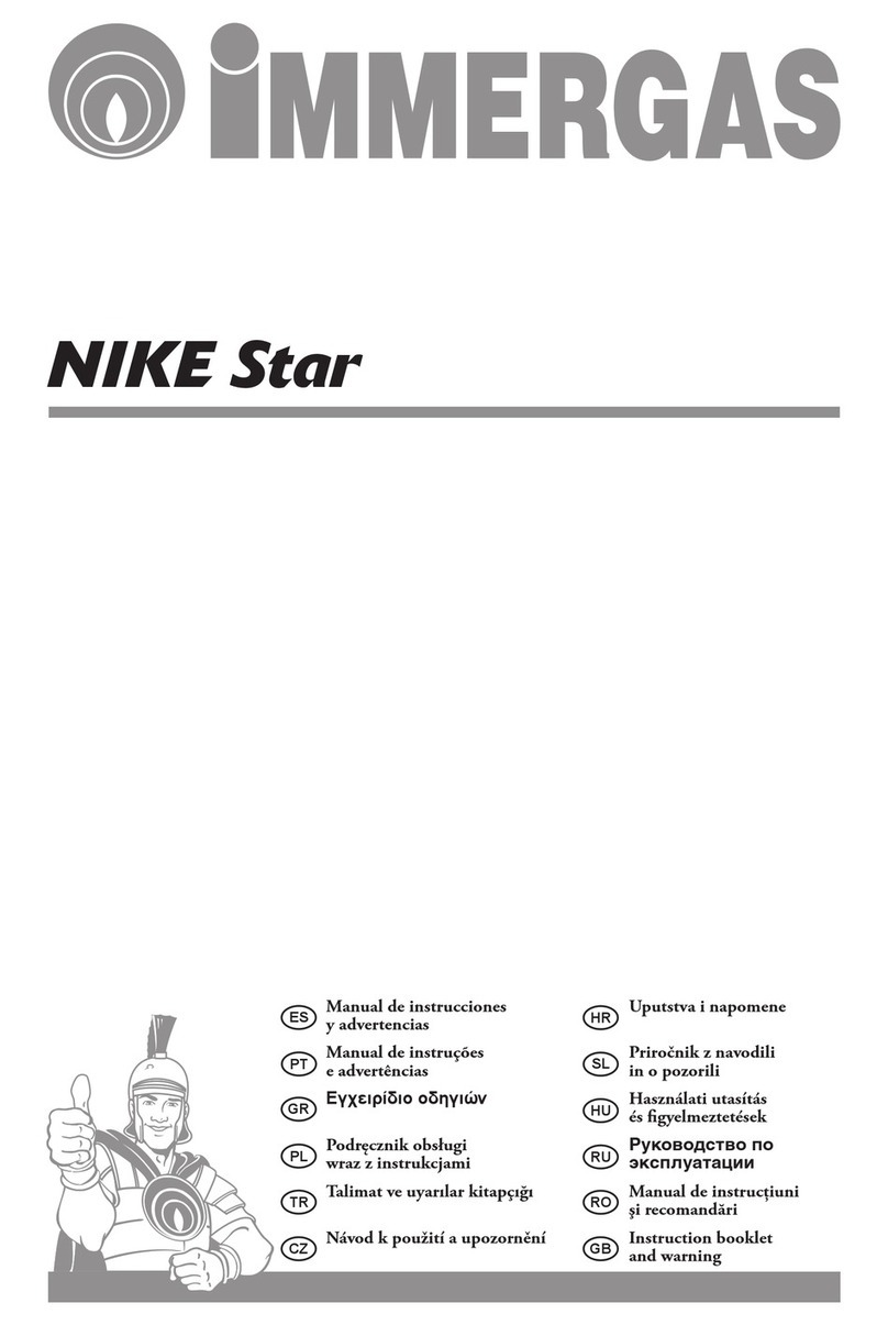 Immergas NIKE Star User manual