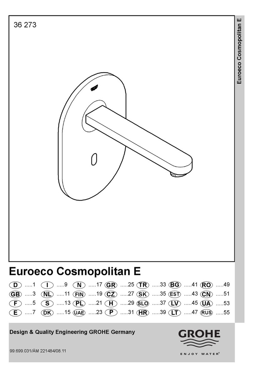 Grohe EUROECO COSMOPOLITAN E 36 273 manual