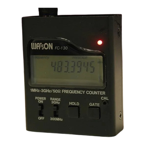 WATSON FC-130 User manual