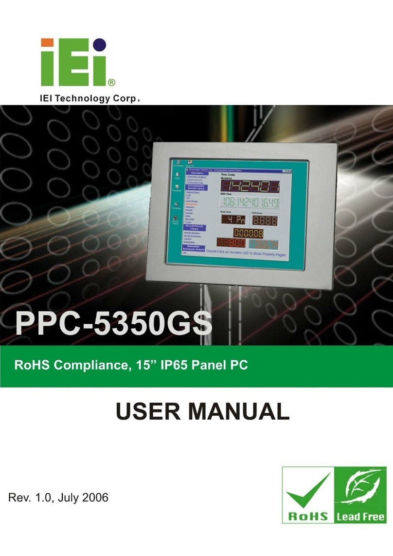 IEI Technology PPC-5350GS user manual