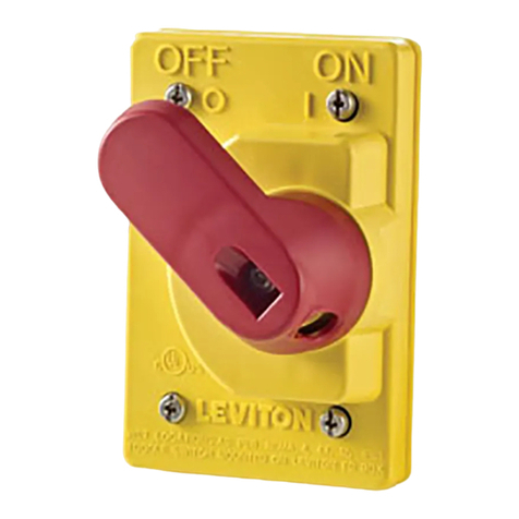 Leviton Wetguard COVER-S User manual Leviton Wetguard COVER-S User manual