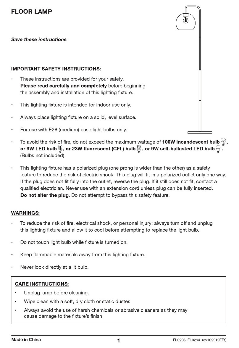 HOMEDEPOT FL0293 instructions
