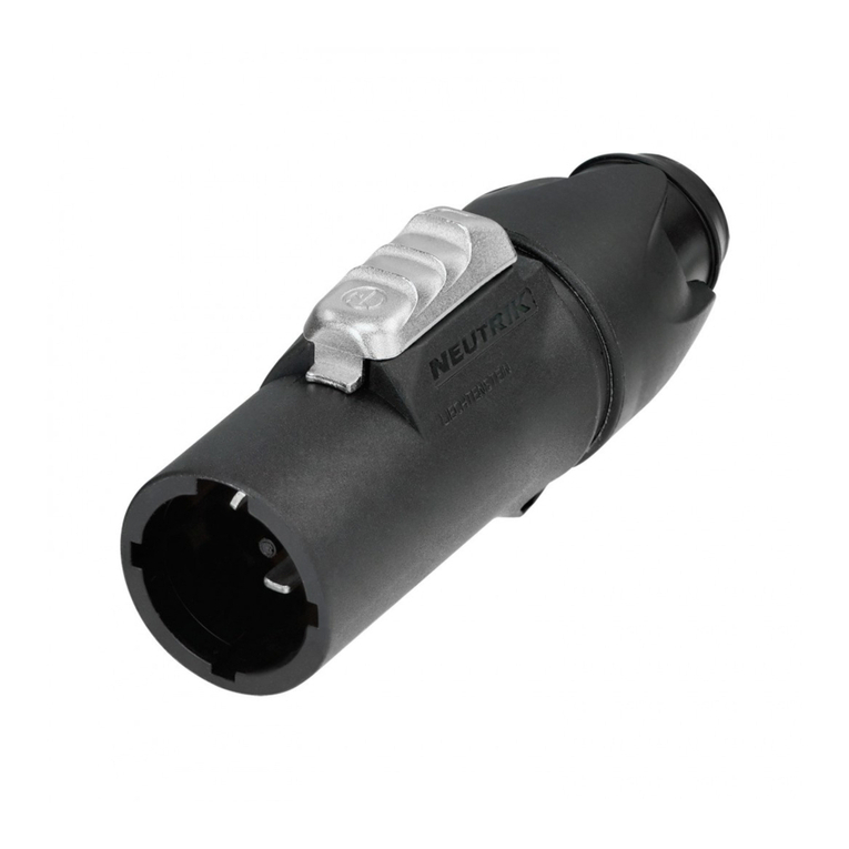 NEUTRIK powerCON TRUE1 Product guide NEUTRIK powerCON TRUE1 Product guide