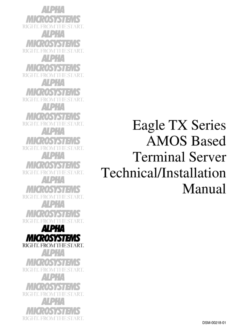 Alpha Microsystems Eagle TX Series Technical document