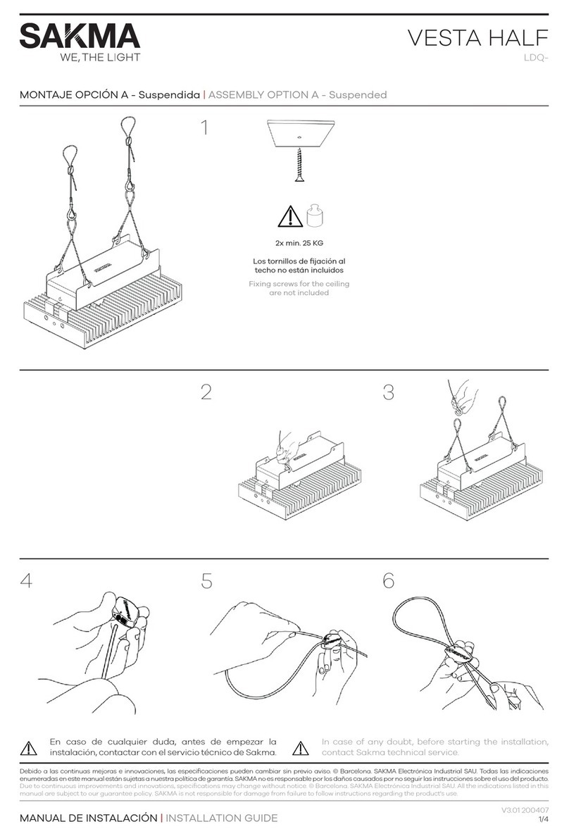 SAKMA VESTA OPTICS HALF installation guide