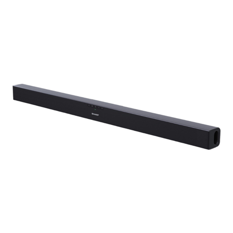 Sharp HT-SB140 User manual Sharp HT-SB140 User manual