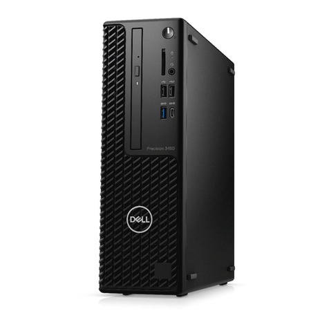 Dell Precision 3450 Small Form Factor Cable Cover User manual