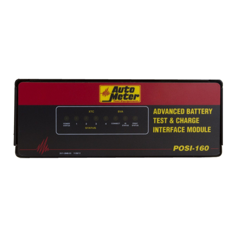AutoMeter POSI-160OZR Operator's manual