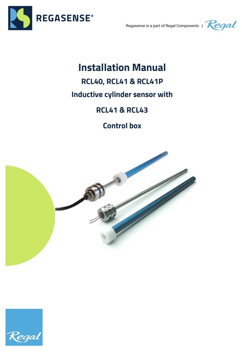 Regal REGASENSE RCL40 installation manual
