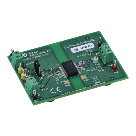 Texas Instruments UCC14240EVM-052 User manual Texas Instruments UCC14240EVM-052 User manual