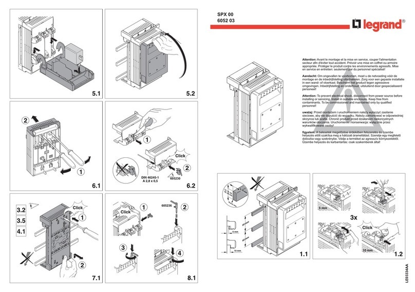 LEGRAND SPX 00 quick start guide