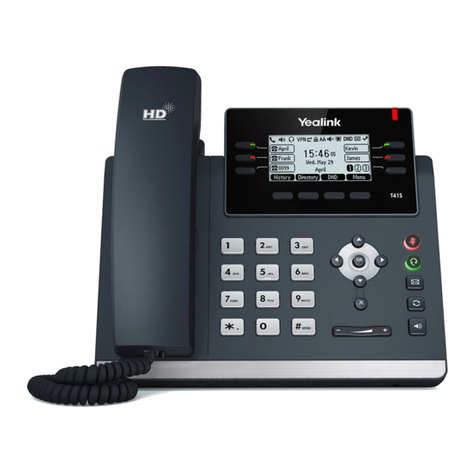 Yealink T41S User manual