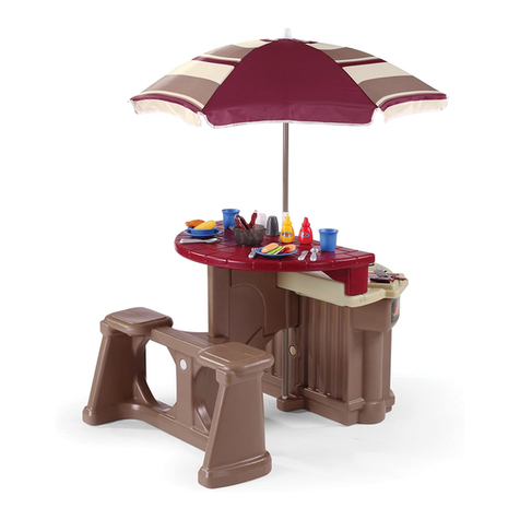 Step 2 Grill & Play Patio Cafe 7180 User manual