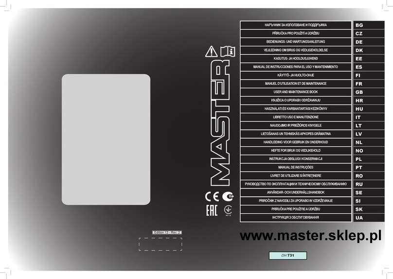 Master DH 731 Manual